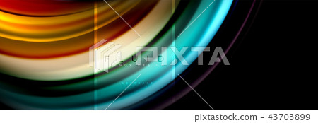 Fluid colors abstract background colorful poster, twisted liquid design on black, colorful marble or Fluid colors abstract background colorful poster, twisted liquid design on black, colorful marble or 43703899