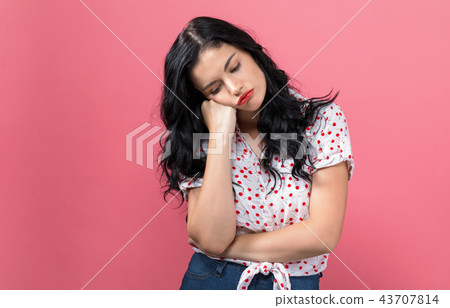 Bored young woman 43707814