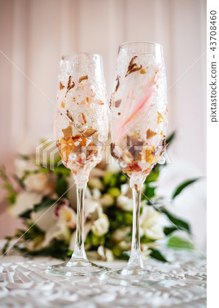 floral composition in the flutes floral composition in the flutes 43708460