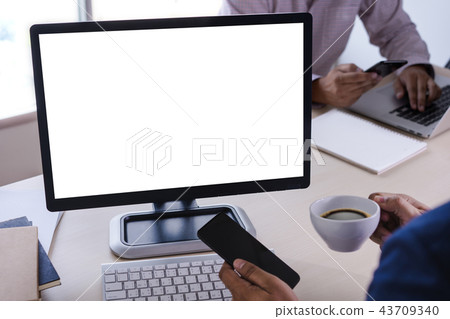 man of business man hand working on laptop man of business man hand working on laptop 43709340