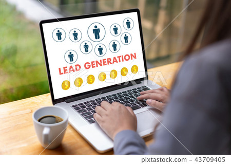 LEAD GENERATION Business Funnel marketing LEAD GENERATION Business Funnel marketing 43709405