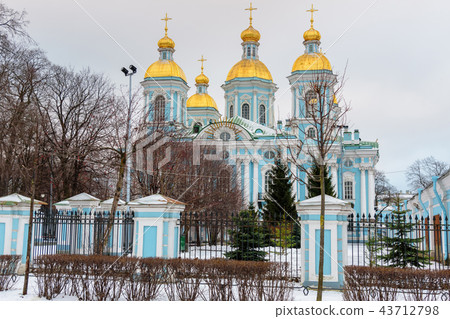 St. Nicholas Naval Cathedral in winter St. Nicholas Naval Cathedral in winter 43712798