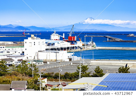 Mt. Fuji, in Omaezaki City, Shizuoka Prefecture, Omaezaki Port 43712967