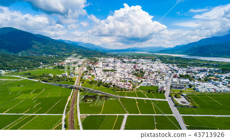 【台灣花蓮玉里火車風光Asia Taiwan Hualien scenery】 43713926