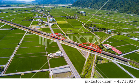 【台灣花蓮玉里火車風光Asia Taiwan Hualien scenery】 43713927