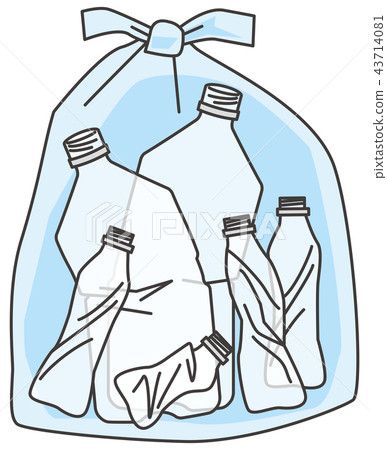 Garbage PET bottle image illustration 43714081