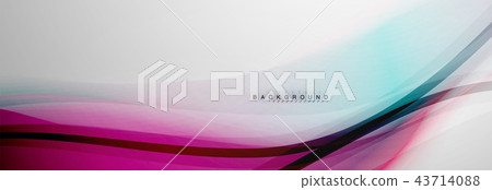 Smooth blur wave background 43714088