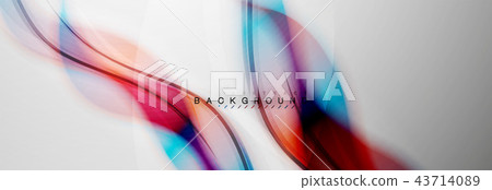 Smooth blur wave background 43714089