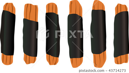 Seaweed rolled crackers 43714273