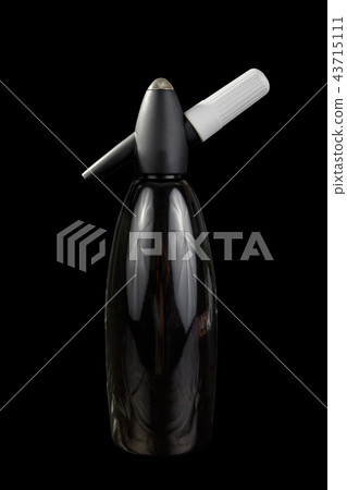 Sifon for soda isolated black 43715111