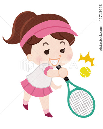 Tennis player woman 43715668
