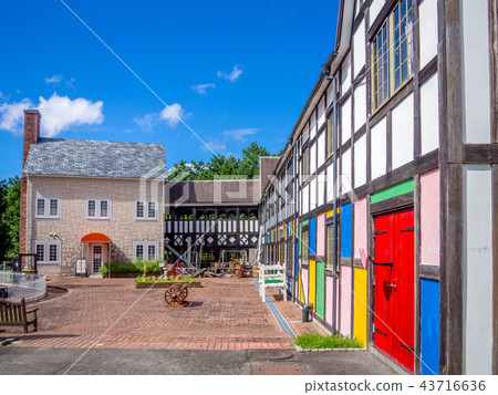 [伊豆]休閒區的主題公園的風景[修善寺彩虹鄉/英國村] 43716636