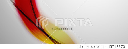 Smooth blur wave background Smooth blur wave background 43718270