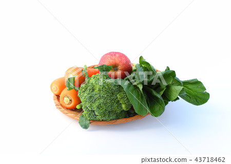 夏季蔬菜,什錦夏季蔬菜,混合蔬菜,綠色和黃色蔬菜 夏季蔬菜,什錦夏季蔬菜,混合蔬菜,綠色和黃色蔬菜 43718462