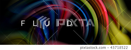 Flowing glowing color motion concept, trendy abstract layout template for business or technology Flowing glowing color motion concept, trendy abstract layout template for business or technology 43718522