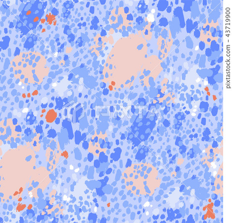 Vector seamless pattern of cheetah spots in vibrant colors 43719900