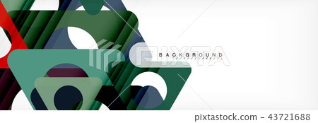 Circle and triangle abstract background Circle and triangle abstract background 43721688
