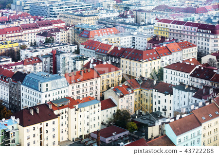 Prague traditional red roofs Prague traditional red roofs 43722288