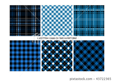 Buffalo Check Plaid Patterns - Stock Illustration [43722365] - PIXTA