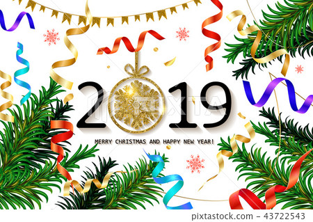 2019 happy New Year background 2019 happy New Year background 43722543