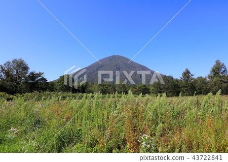 Mt. Yotei in late summer seen from Makari village, Shinyo area 43722841
