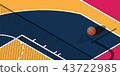Design for basketball. Poster for the tournament.  43722985