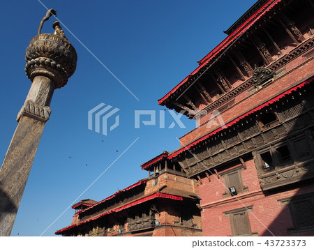 Temples in Durbar Square in Patan, Nepal / Nepal Patan 43723373