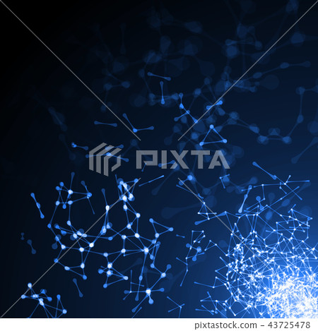 light source and connected lines. vector illustration light source and connected lines. vector illustration 43725478
