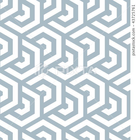 Abstract geometric pattern by lines, hexagons.  43725761