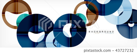 Modern geometrical abstract background 43727232
