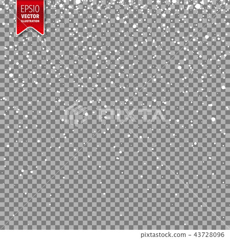 Snow with snowflakes. Winter background for Christmas or New Year holidays. Falling snow effect 43728096