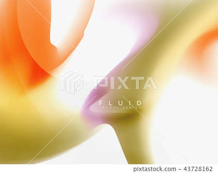 Background abstract - liquid colors wave flow 43728162