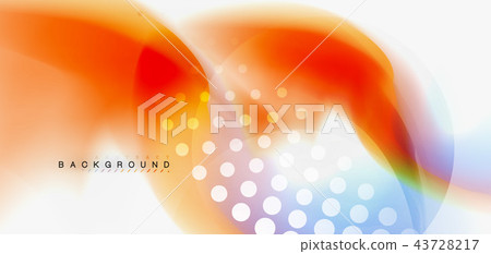 Fluid flowing wave abstract background 43728217