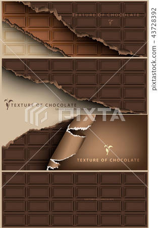 chocolate banner for facebook Poster vector Design 43728392