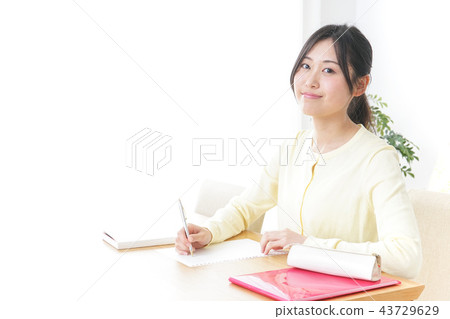 Students studying Students studying 43729629