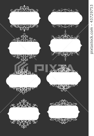 Vector illustration of old style label Vector illustration of old style label 43729753