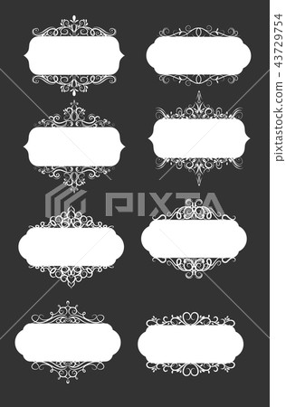 Vector illustration of old style label Vector illustration of old style label 43729754
