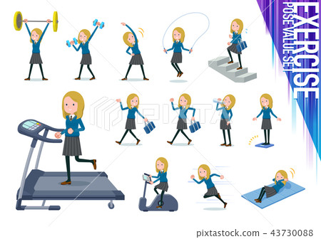 girls, little girls, high school student - Stock Illustration [43730088 ...