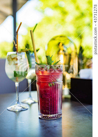 summer lemonade in the cafe summer lemonade in the cafe 43731278