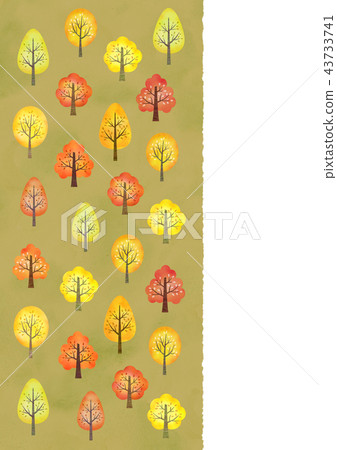 Autumn trees background Autumn trees background 43733741