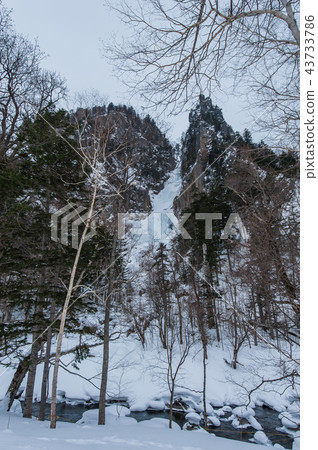北海道層雲峽 流星瀑布 北海道層雲峽 流星瀑布 43733786