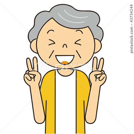 Female Senior Grandma w piece 43734144