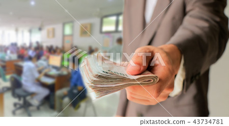 man in suit showing money man in suit showing money 43734781
