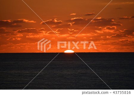 Sunset in the Sea of Japan 43735816