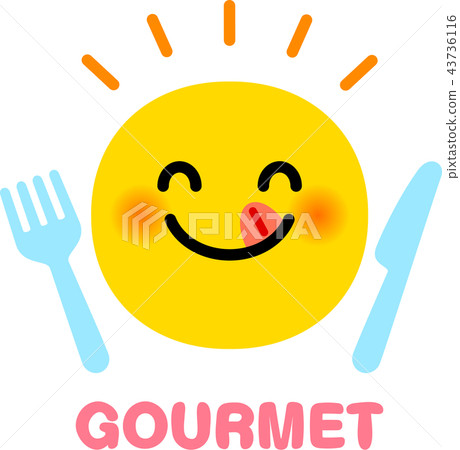Knife, fork and smile, gourmet 43736116