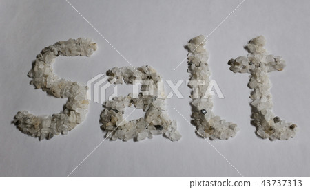 Written with salt for the winter the word salt 43737313