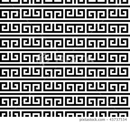 Greek key. Typical egyptian, assyrian and greek motives. Greek key. Typical egyptian, assyrian and greek motives. 43737534