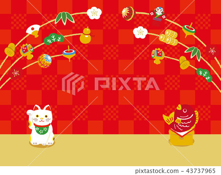 新年背景例證 43737965