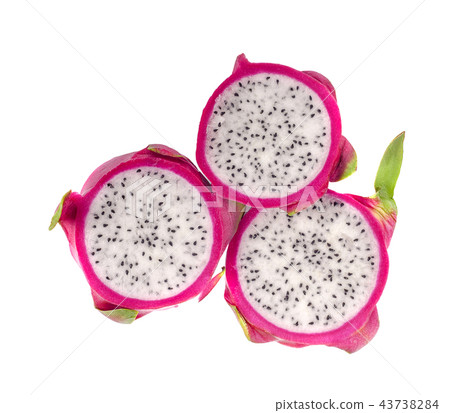 Dragon fruit isolated on white background 43738284