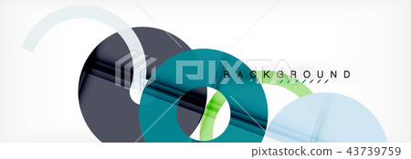 Geomtric modern backgrounds, rings abstract template Geomtric modern backgrounds, rings abstract template 43739759